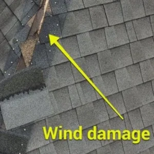 wind damaged roof